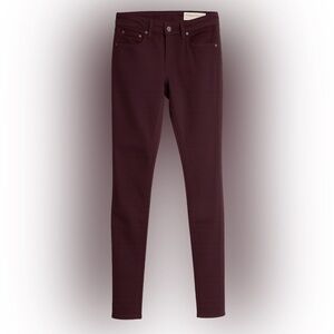 Rag & Bone Deep Burgundy Jeans